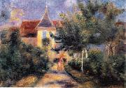 Pierre Renoir Renoir's House at Essoyes china oil painting reproduction